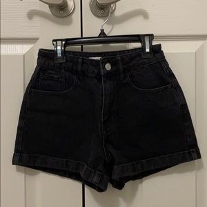 Black Pacsun Mom Shorts